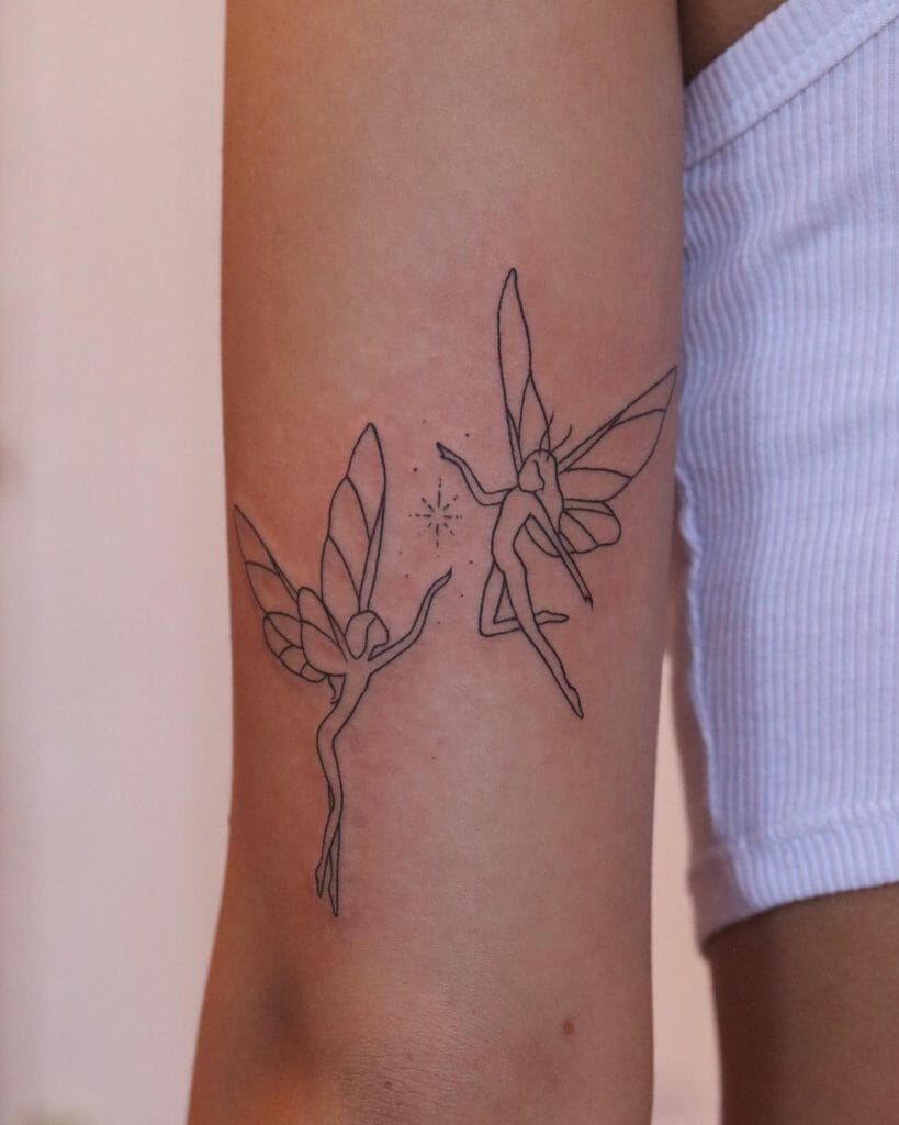 Wonderful Simple Fairy Tattoo Designs For Your Arm