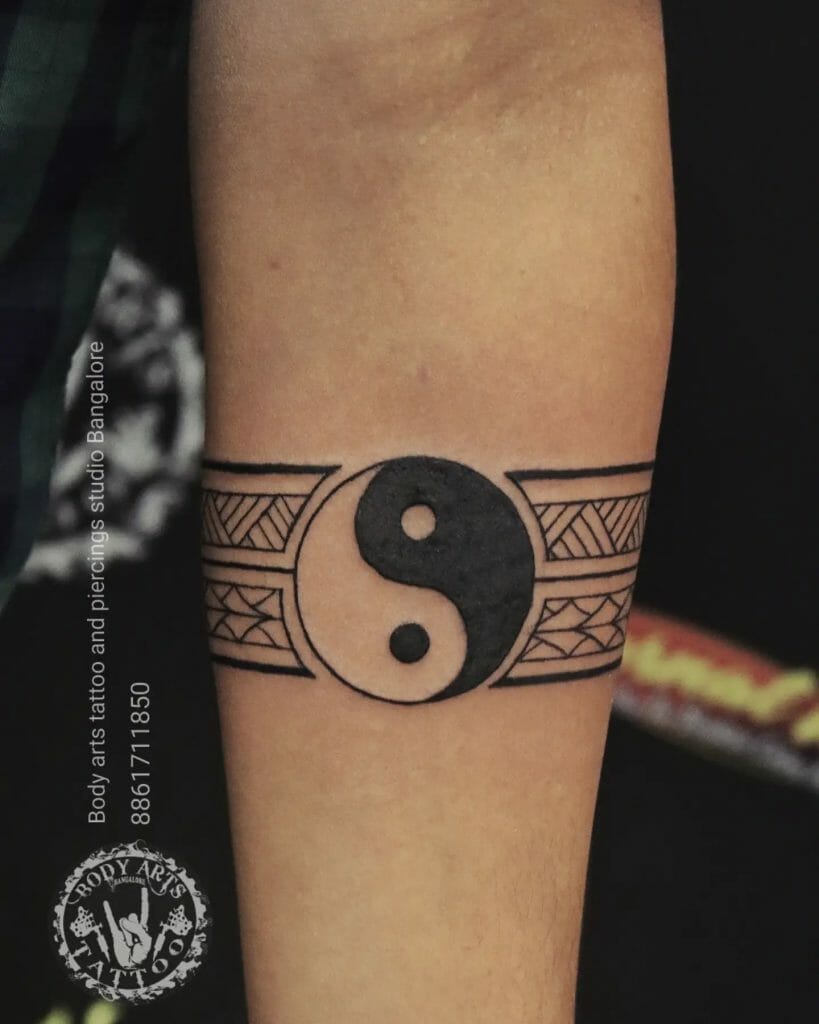 Yin Yang Band Tattoo