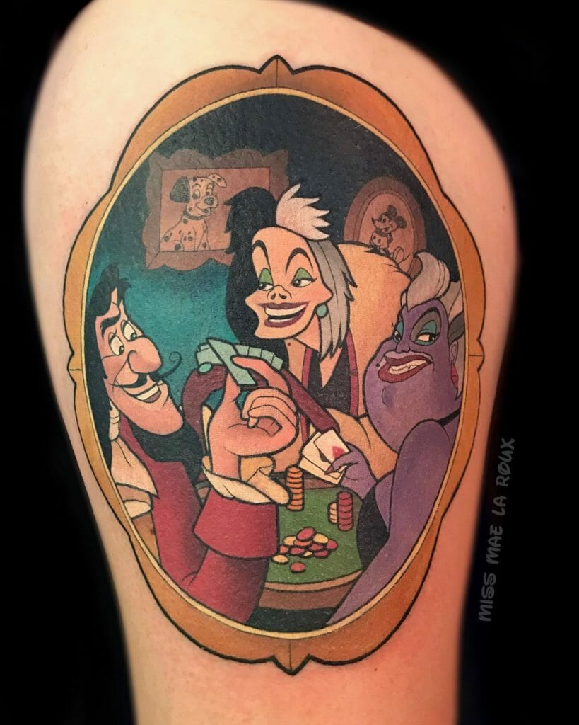 Disney Villain Ensemble Tattoo