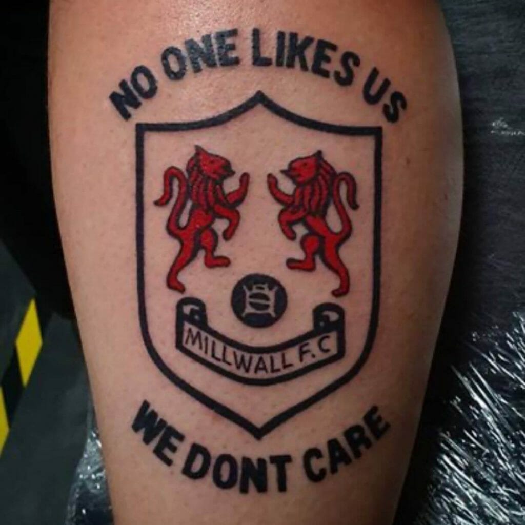 Minimalistic Millwall FC Tattoo Design