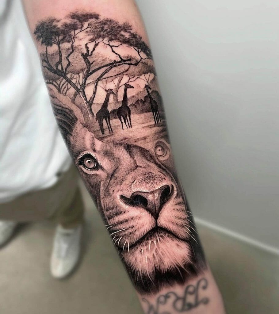 Judah Tattoo Design Of The Lion
