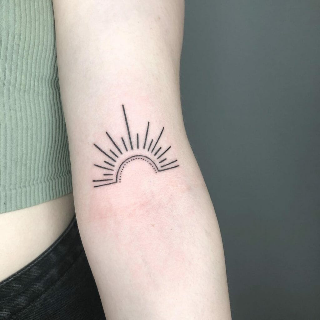Sun Rays Tattoo Drawing