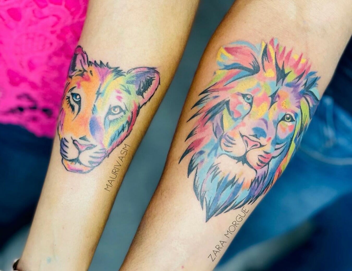 3. Small Girly Lion Tattoos - wide 8