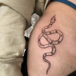Snake Hip Tattoo