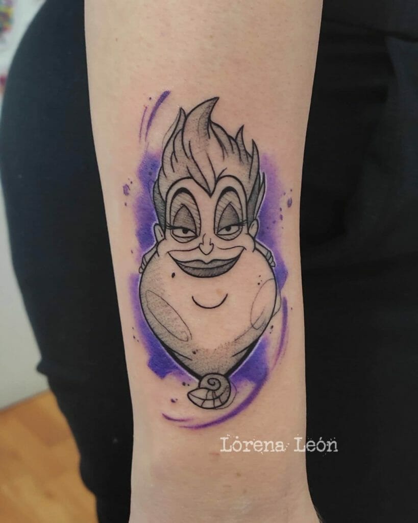 Minimalistic Ursula Tattoo
