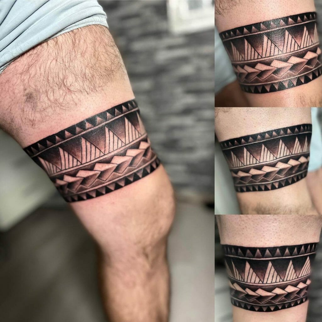 Maori Leg Tattoo
