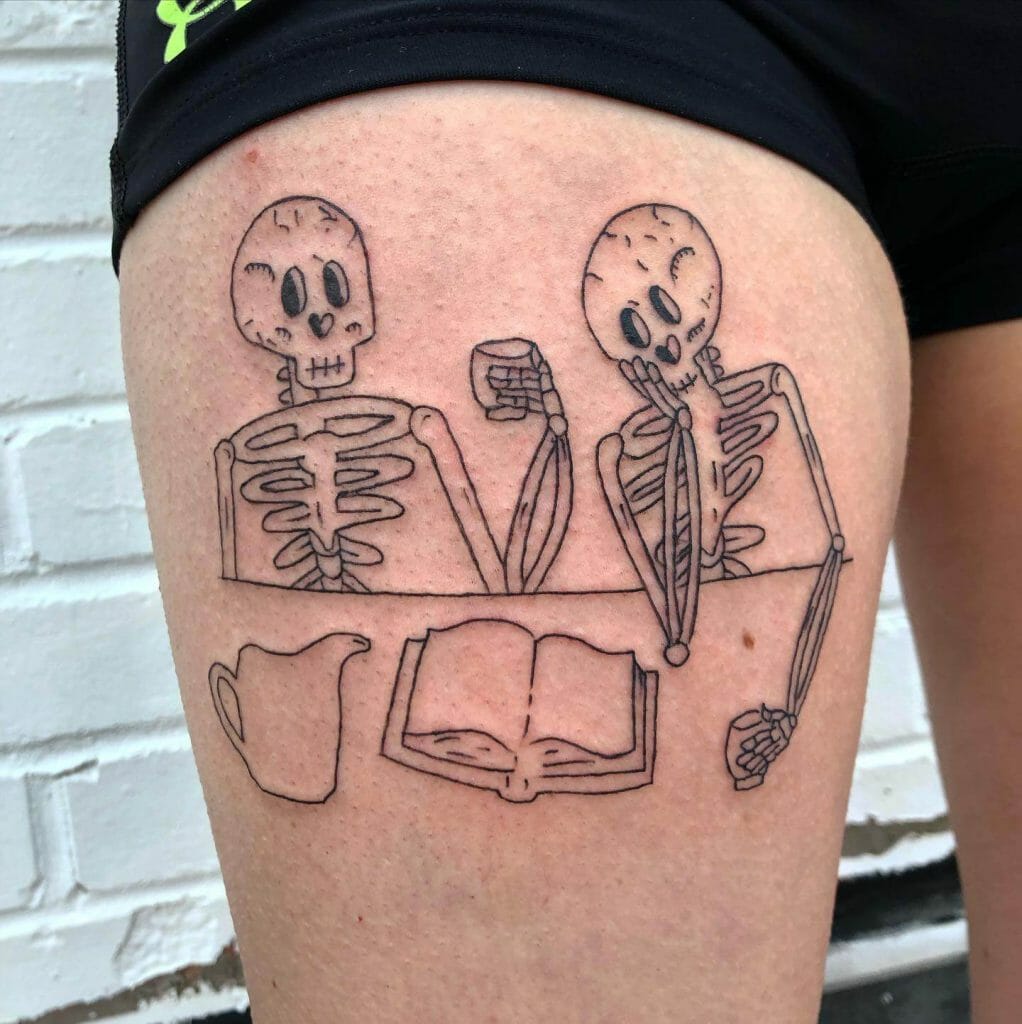 Skeleton Couple Tattoo