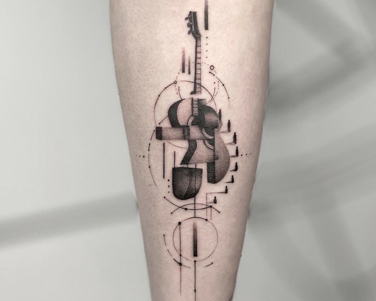 101 Best Simple Guitar Tattoo Designs That Will Blow Your Mind! - Outsons