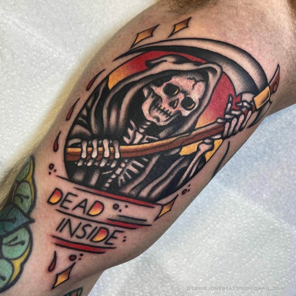 Traditional Grim Reaper Tattoos