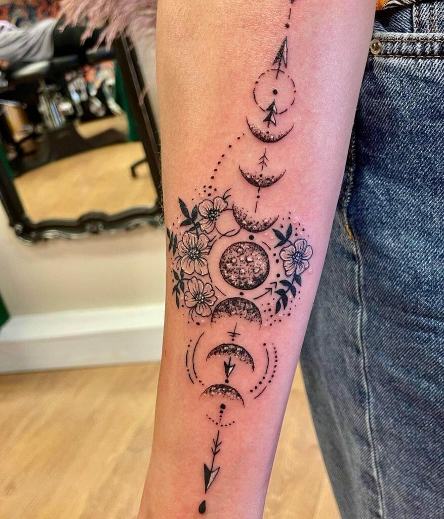 101 Best Moon Phases Spine Tattoo Ideas That Will Blow Your Mind! - Outsons