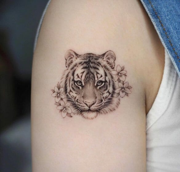 101 Best Women's Feminine Tiger Tattoo Ideas That Will Blow Your Mind!