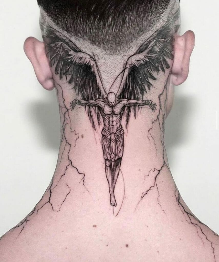 Guardian Angel Blessed Neck Ink