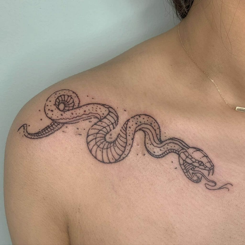 Flash Snake Tattoo