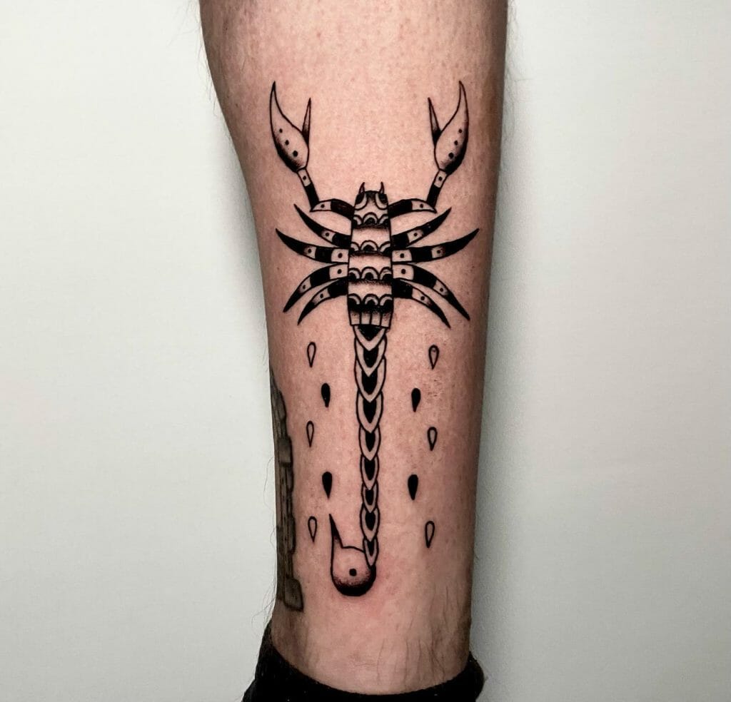 Traditional Scorpian Tattoo