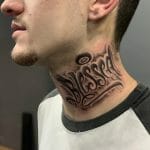 Blessed Neck Tattoo