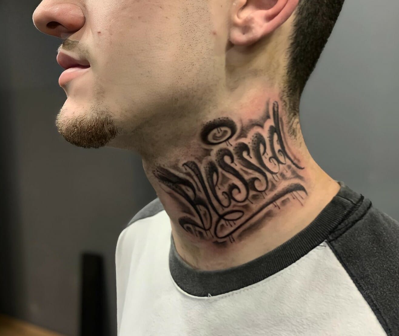 101 Best Blessed Neck Tattoo Ideas That Will Blow Your Mind! - Outsons