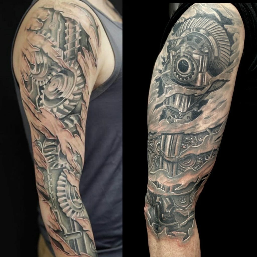 3D Mechanical Tattoos