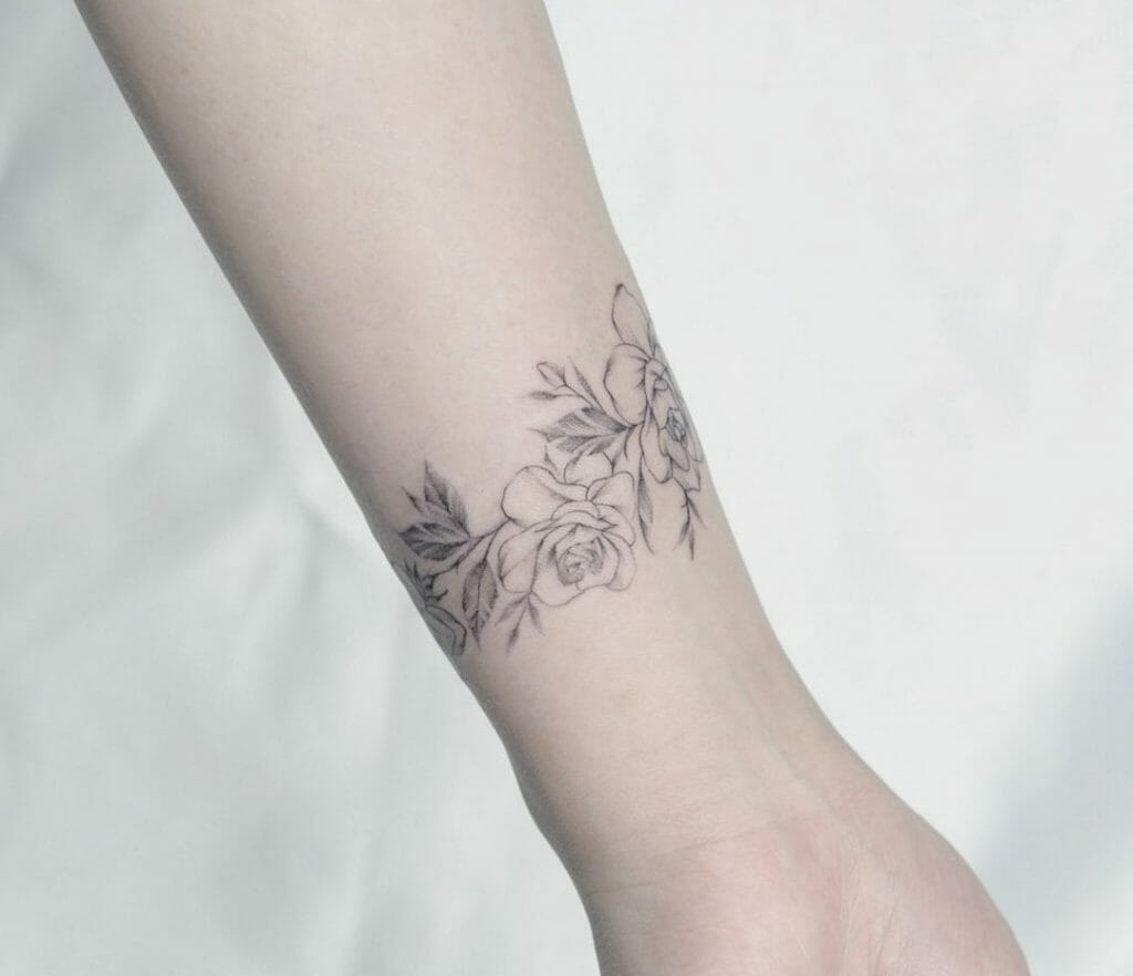 Wrist Rose Tattoo