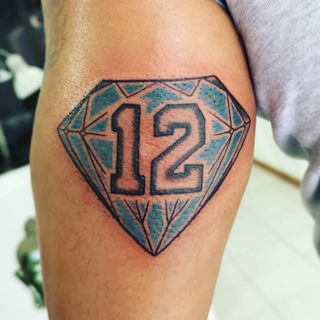 Diamond 12 Tattoo