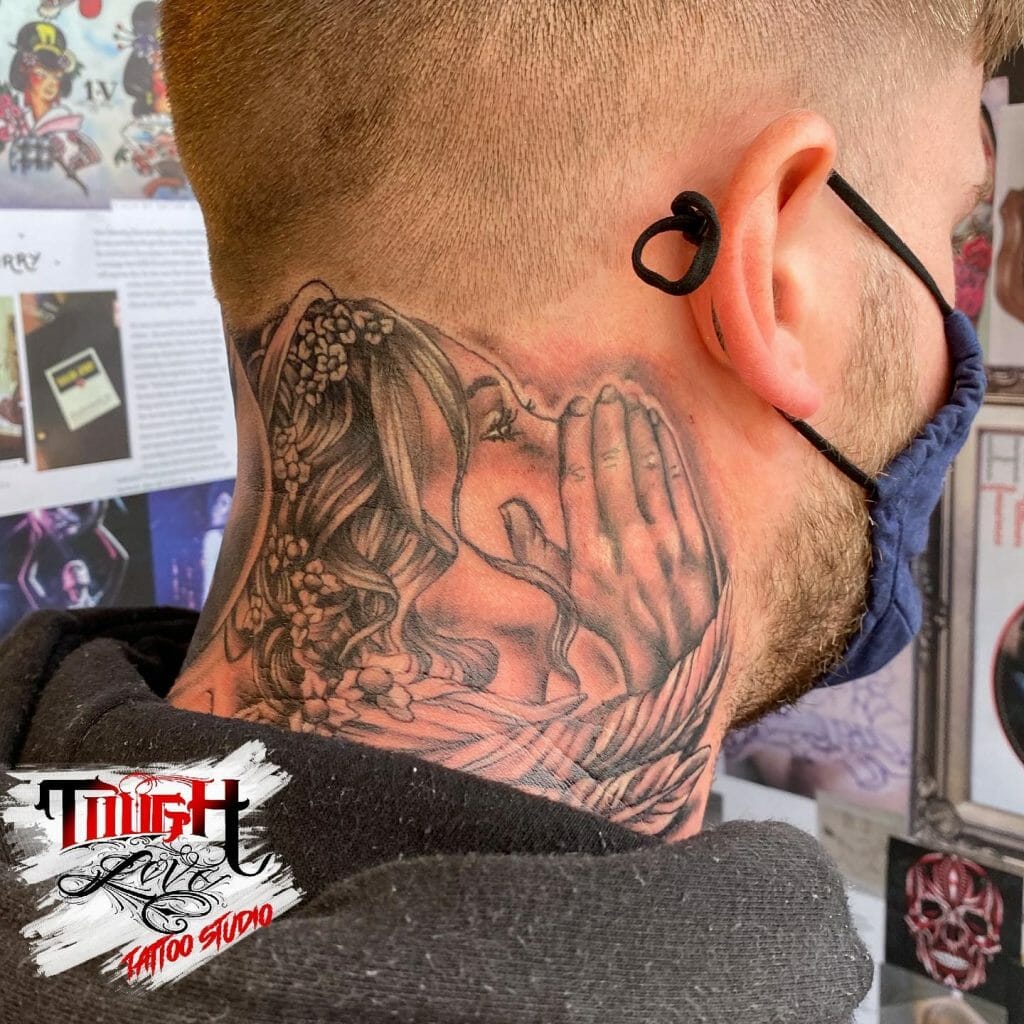Angel Tattoos For Men Whispering In The Ear