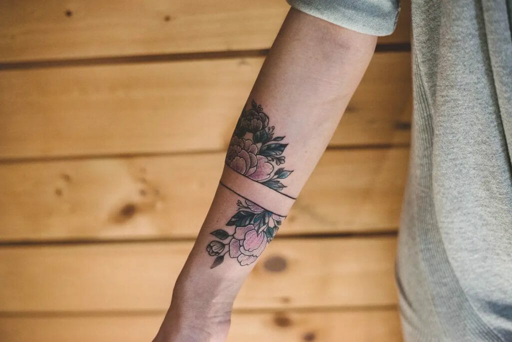 Arm Flower Tattoo