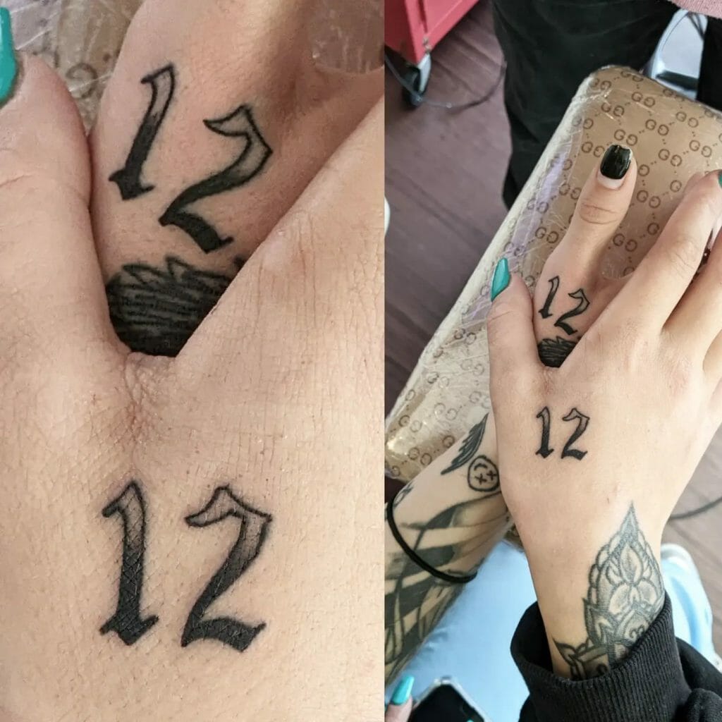 Palm 12 tattoo