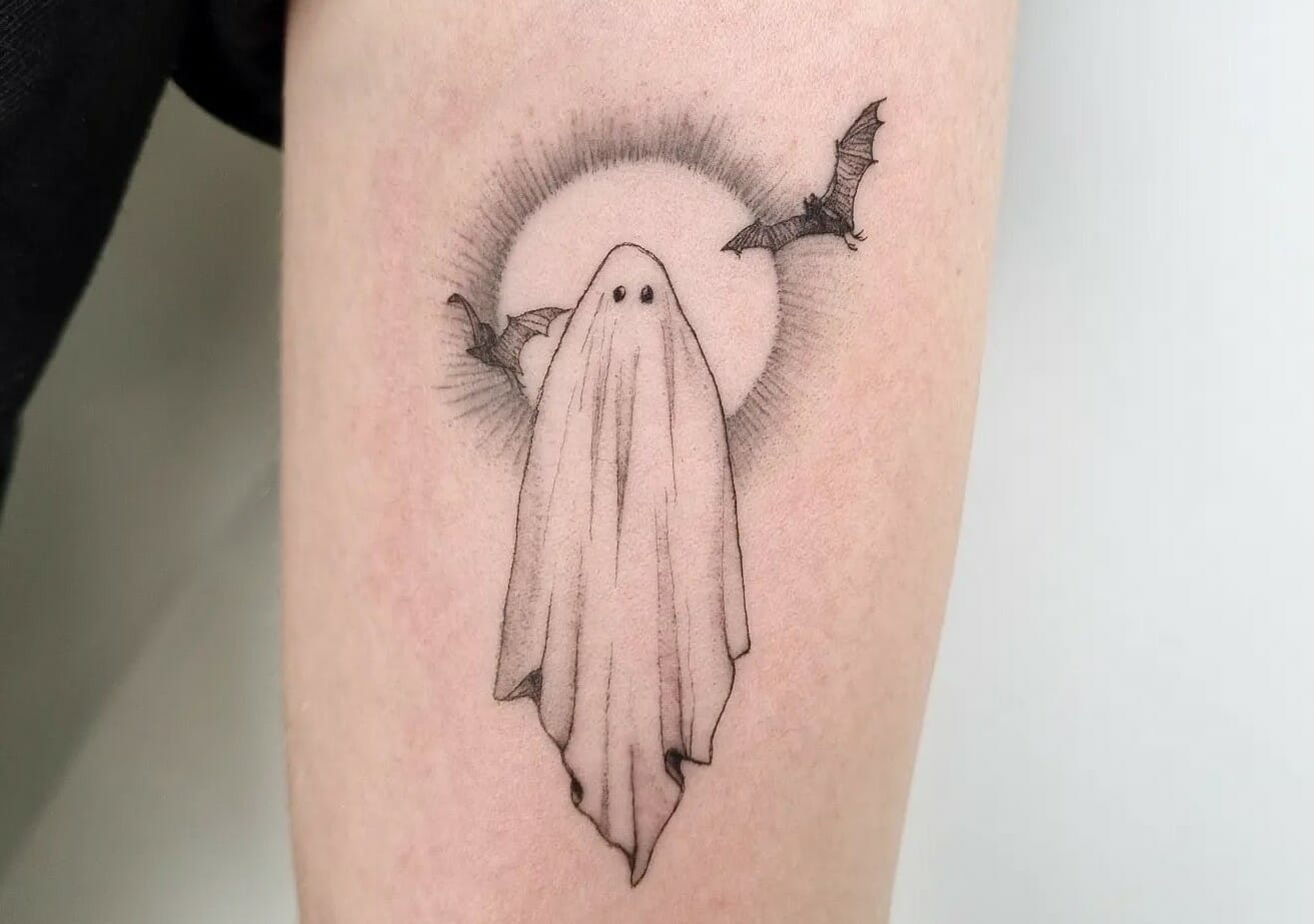 Framed Ghost tattoo by @charlotte.e.tattoos at @gritnglory in New York, New  York. | Instagram