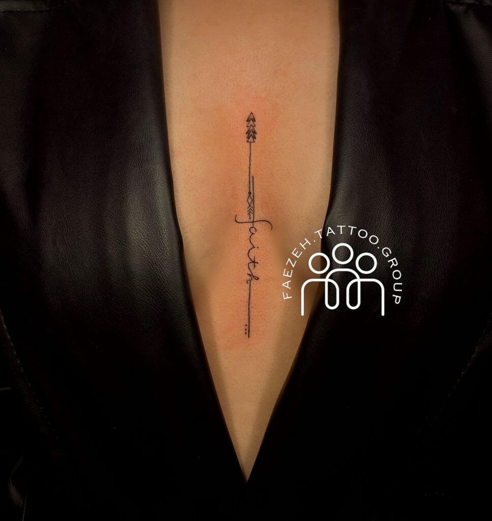 Arrow Cross Tattoo Idea
