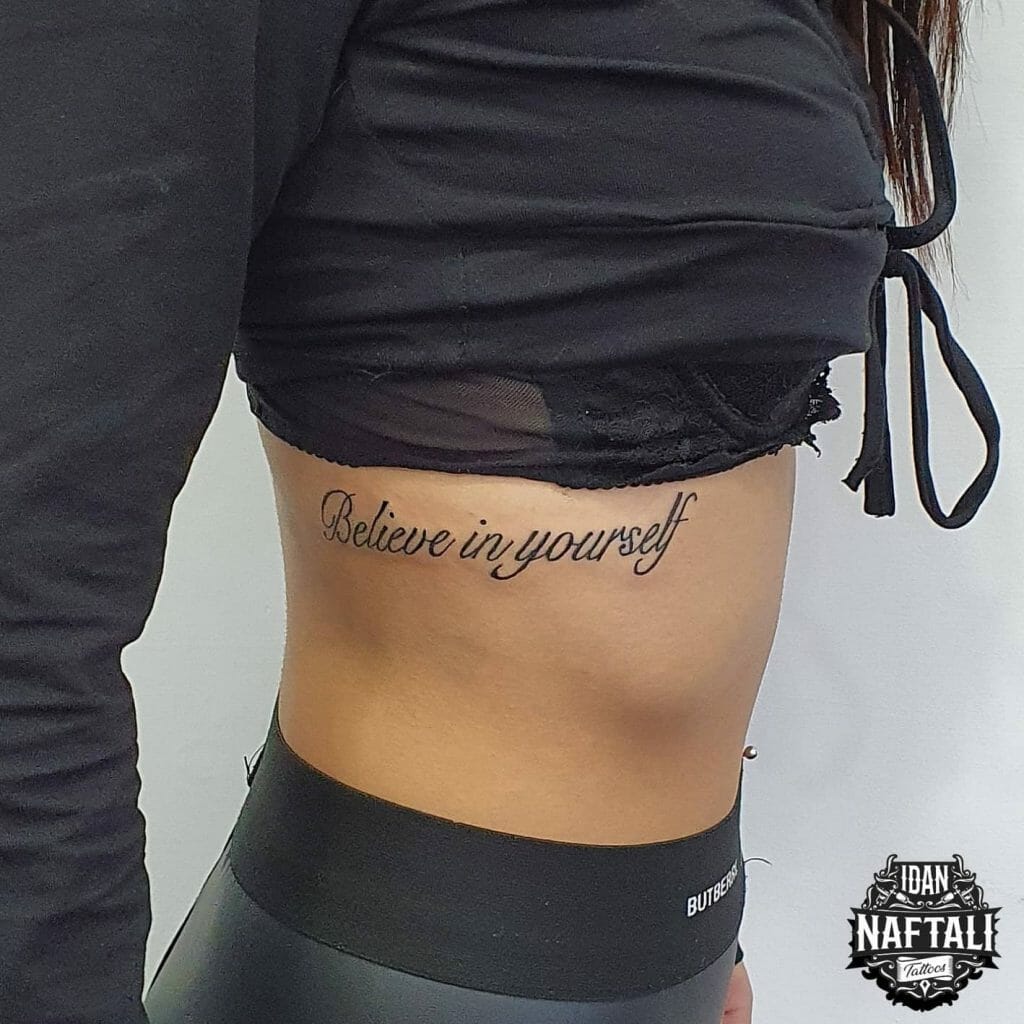 Believe In Yourself Tattoo