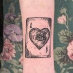Best Ace Of Hearts Tattoos