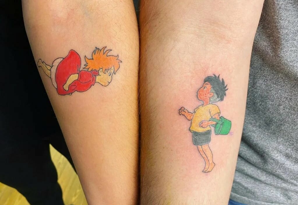 83 Matching Anime Tattoos You Cant Resist  Tattoo Glee