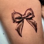 Best Bow Tattoo On Thighs