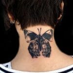Best Butterfly With Skull Tattoo