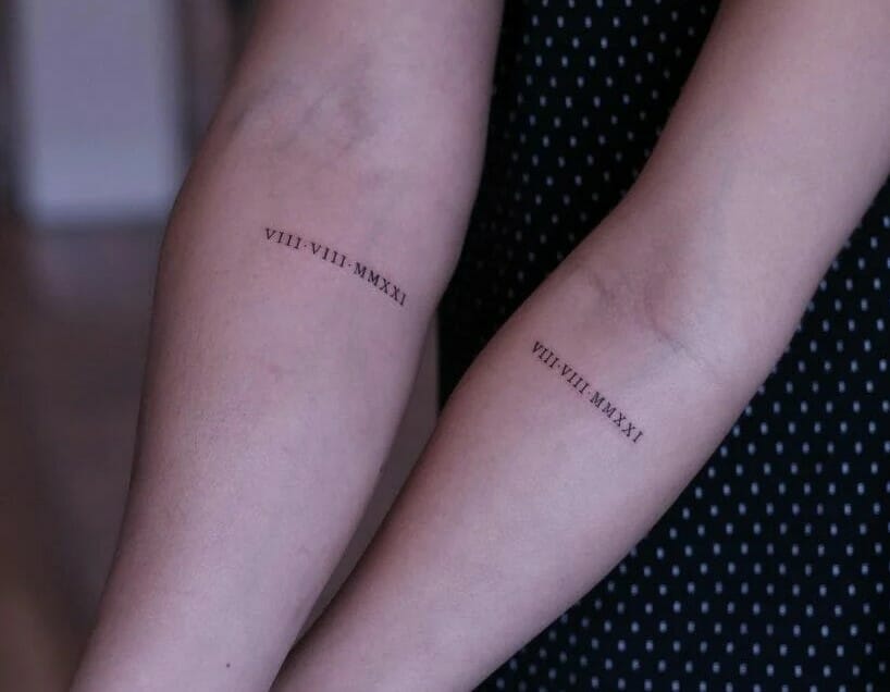Stunning Roman Numeral Tattoos for People Looking for Some Classic Ink 
