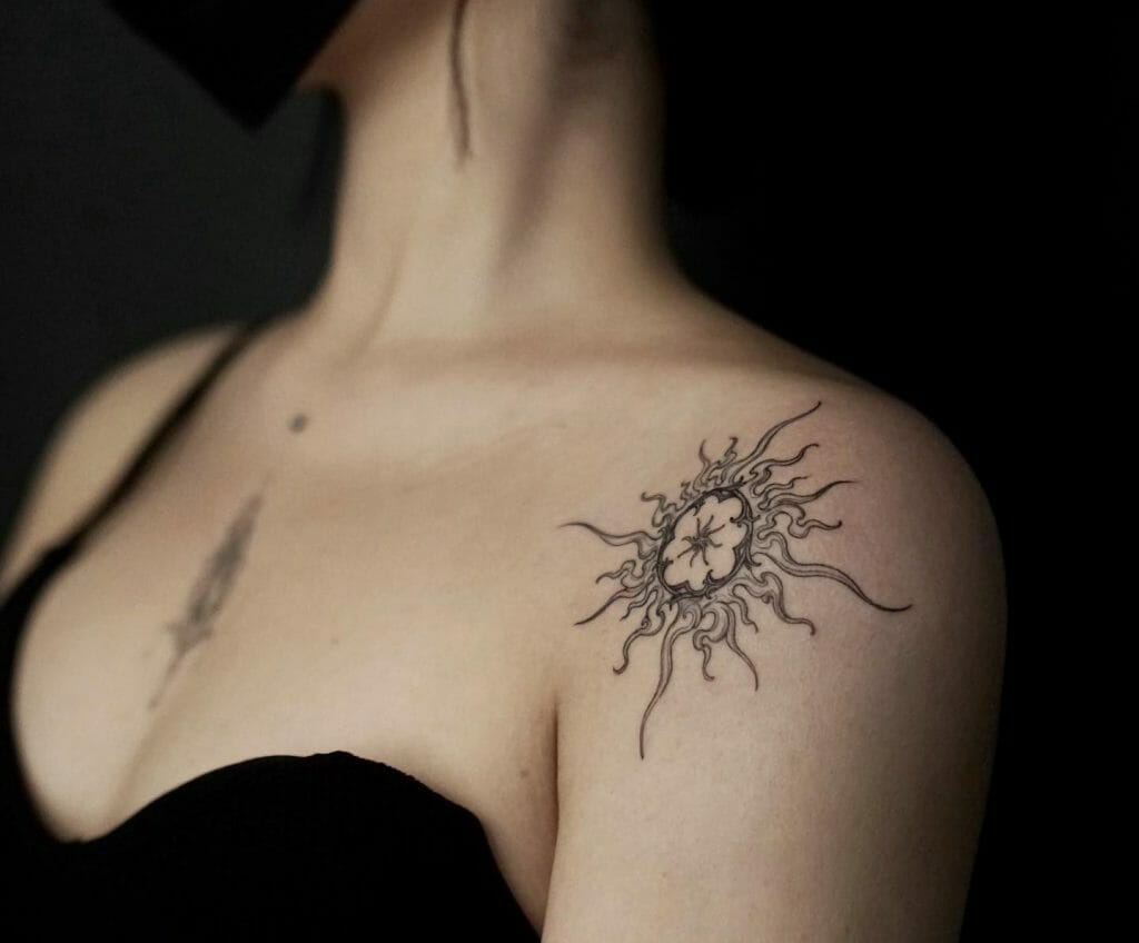 Best Small Sun Tattoo Designs