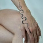 Best Snake Finger Tattoo