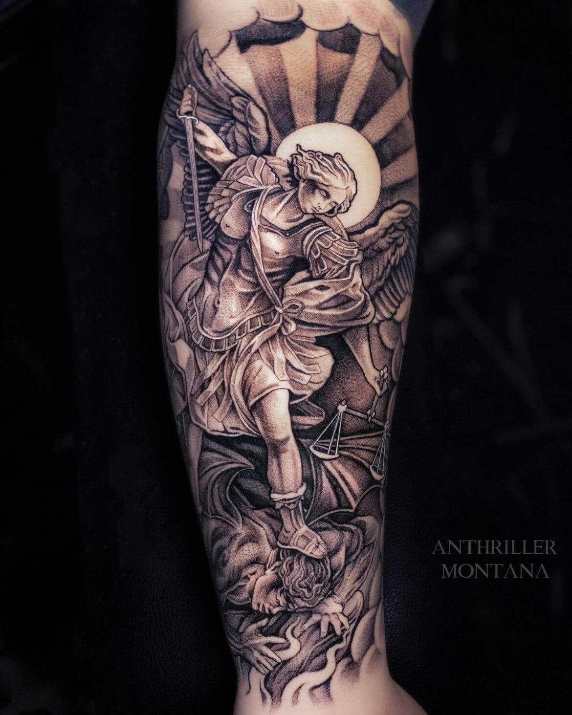 101 Best St Michael Tattoo Ideas You Have To See To Believe! Outsons
