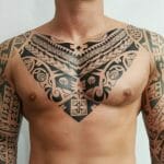 Best Tribal Tattoo Chest