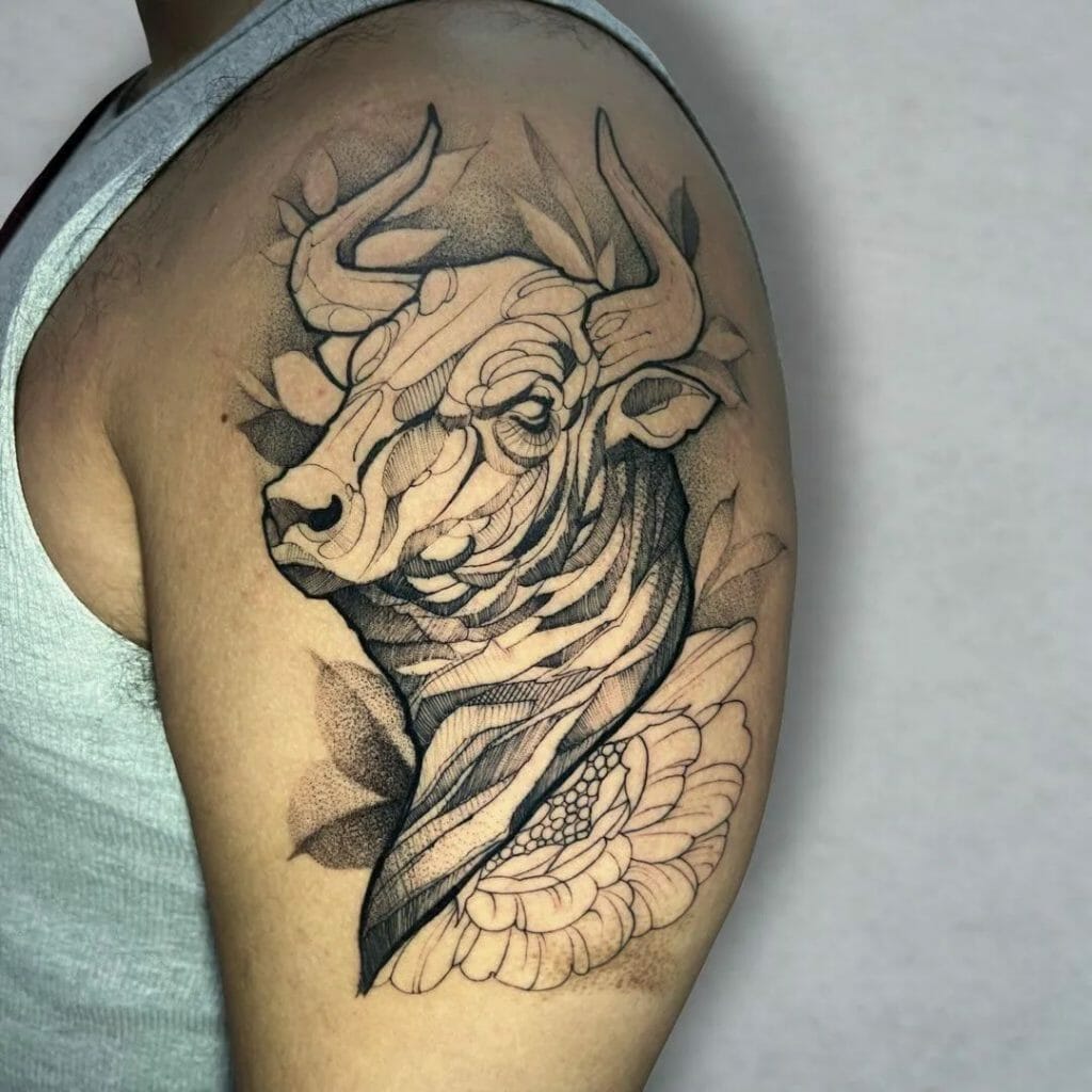 Bull Head Tattoo Designs