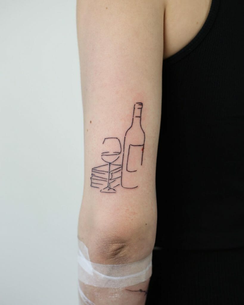 Casual Wine Tattoos