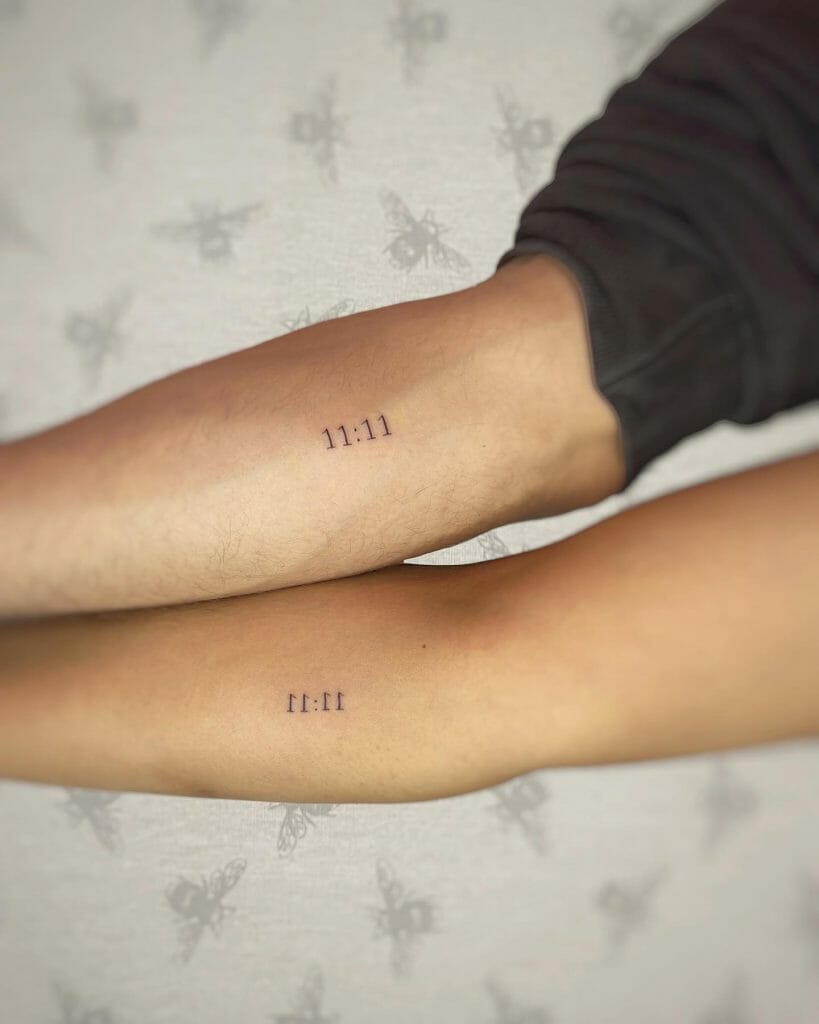 Couple Tattoos With Dates To Mark The Everlasting Love