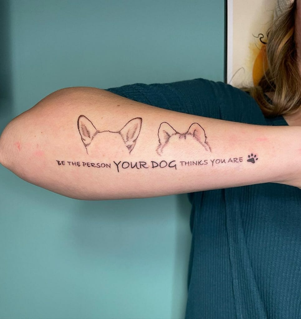 Dog Ear Tattoo Ideas