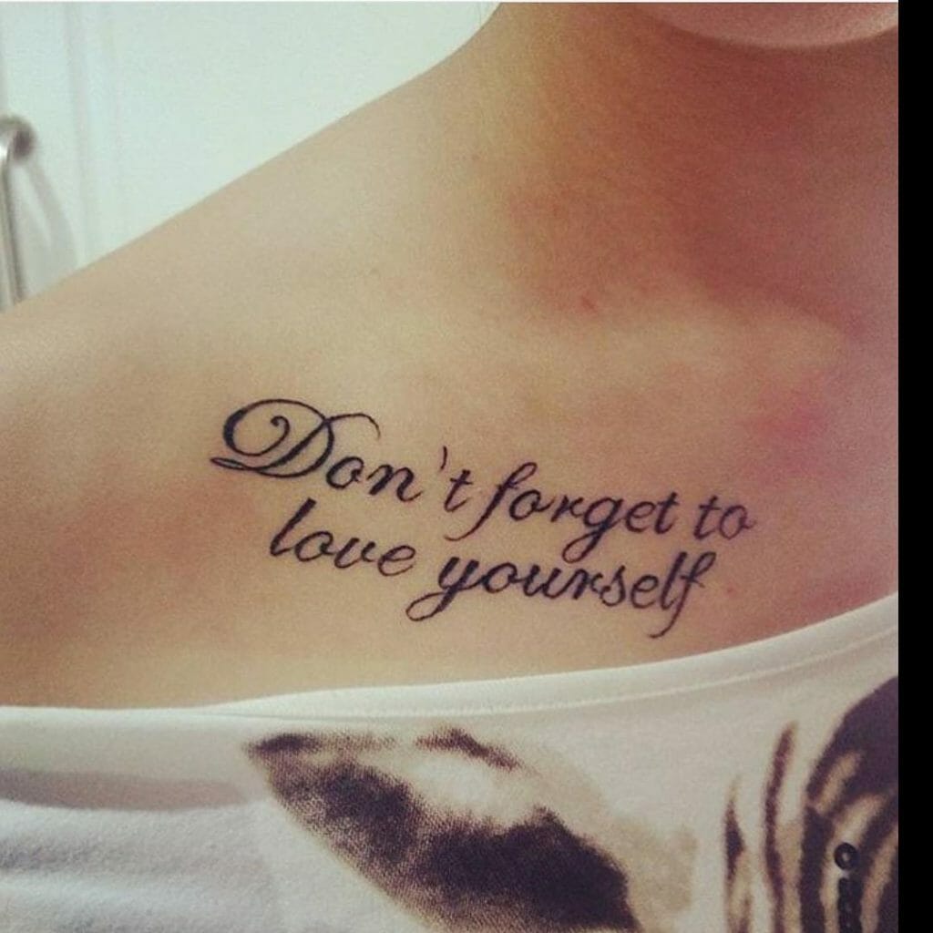 Don’t Forget To Love Yourself