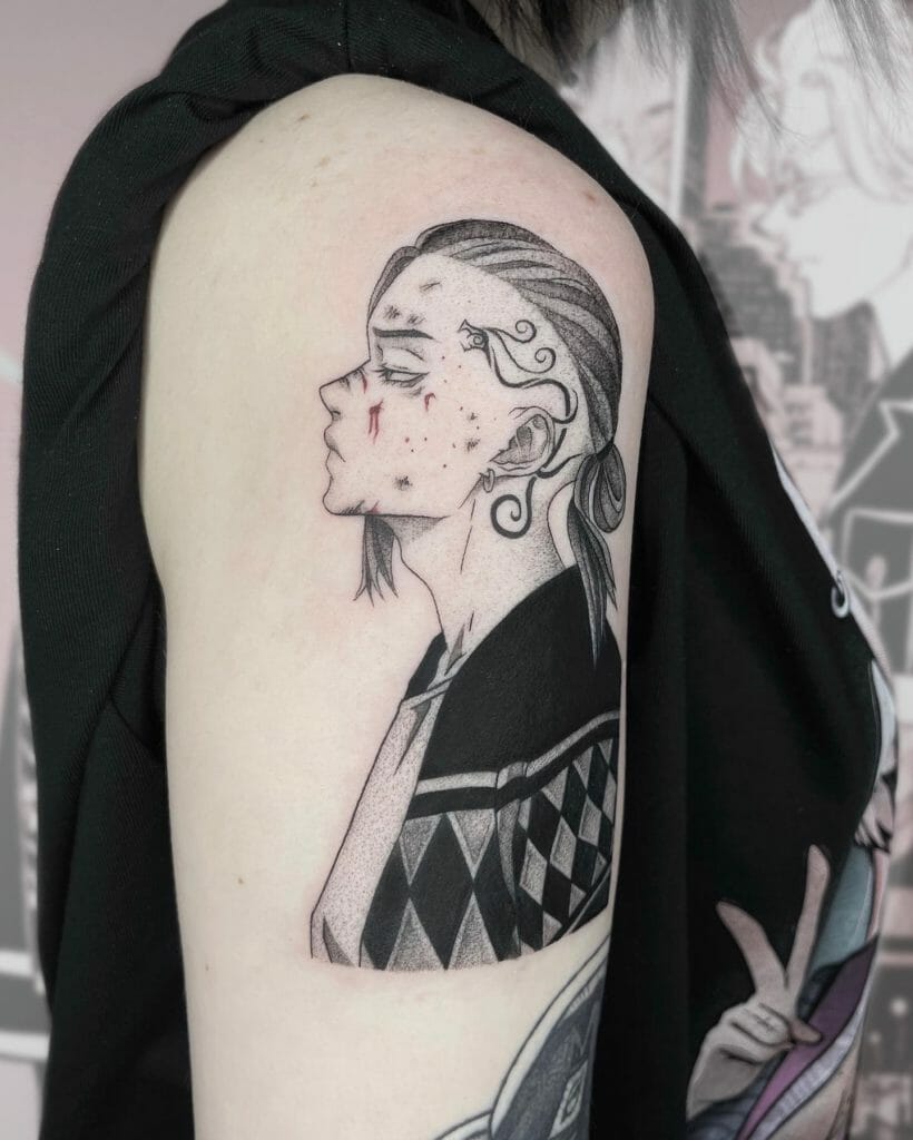 Draken Portrait Tattoo