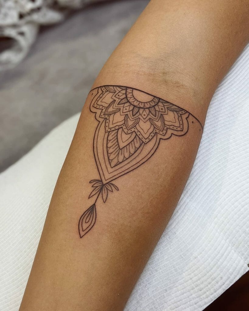 Elegant Mandala Forearm Tattoo Designs