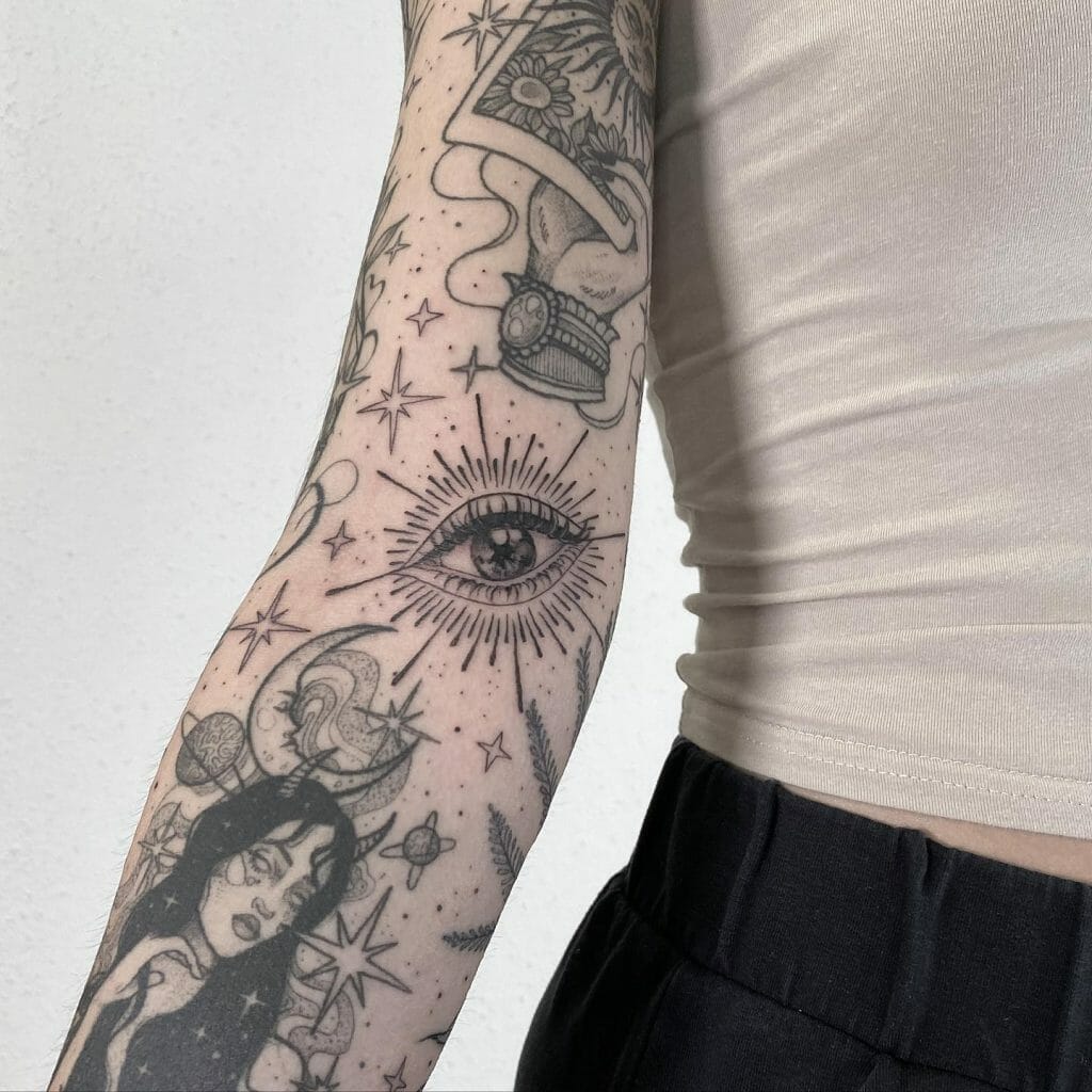 Eyes Tattoo On Arm ideas