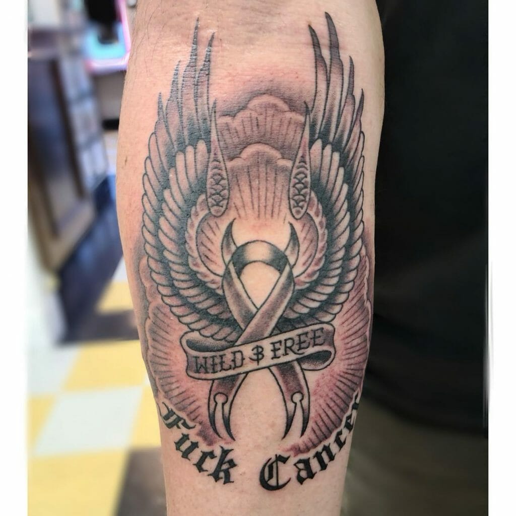 F Cancer Tattoo Ideas