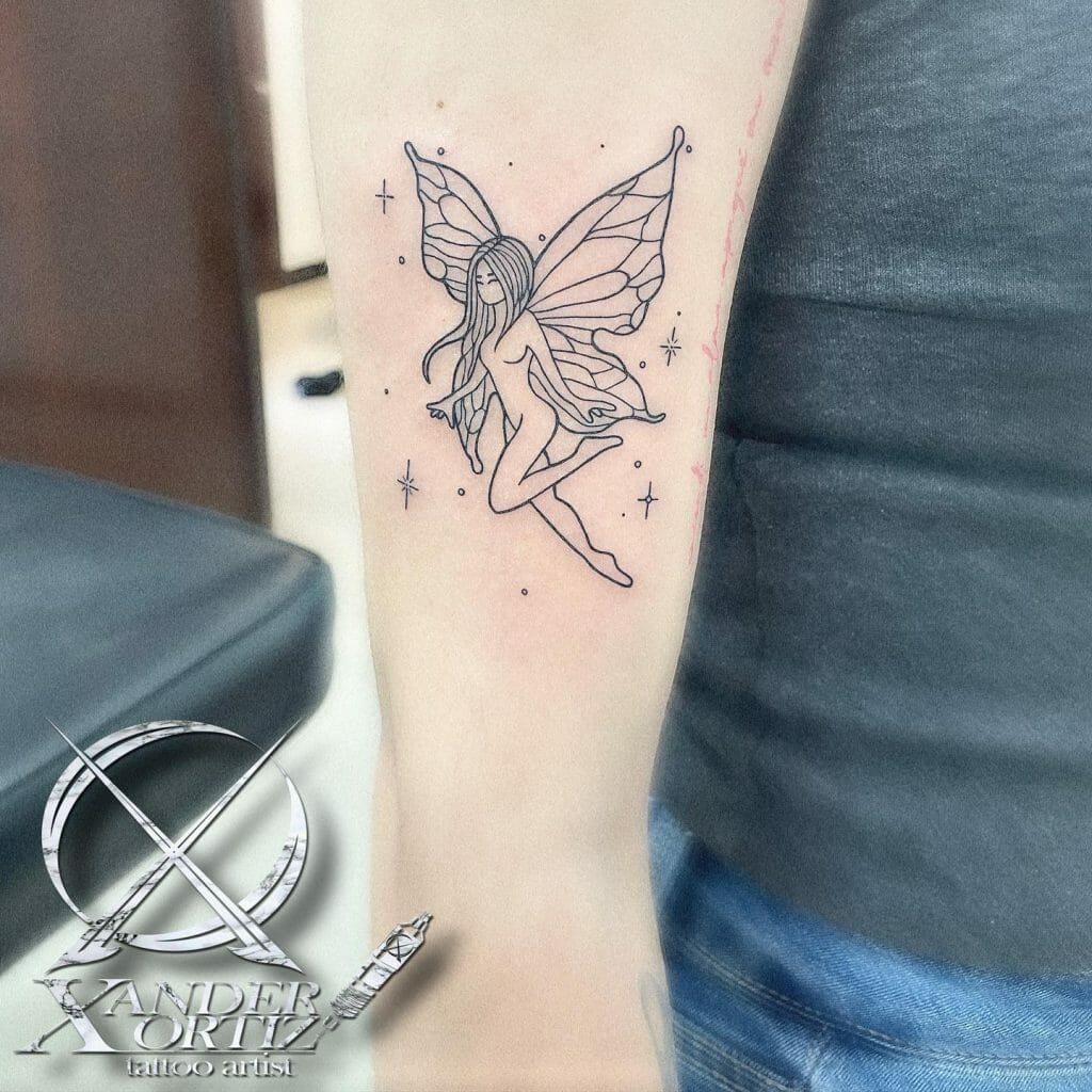 Flying Fairy Tattoo