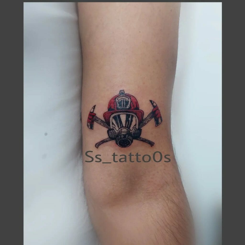 Forearm Firefighter Tattoo