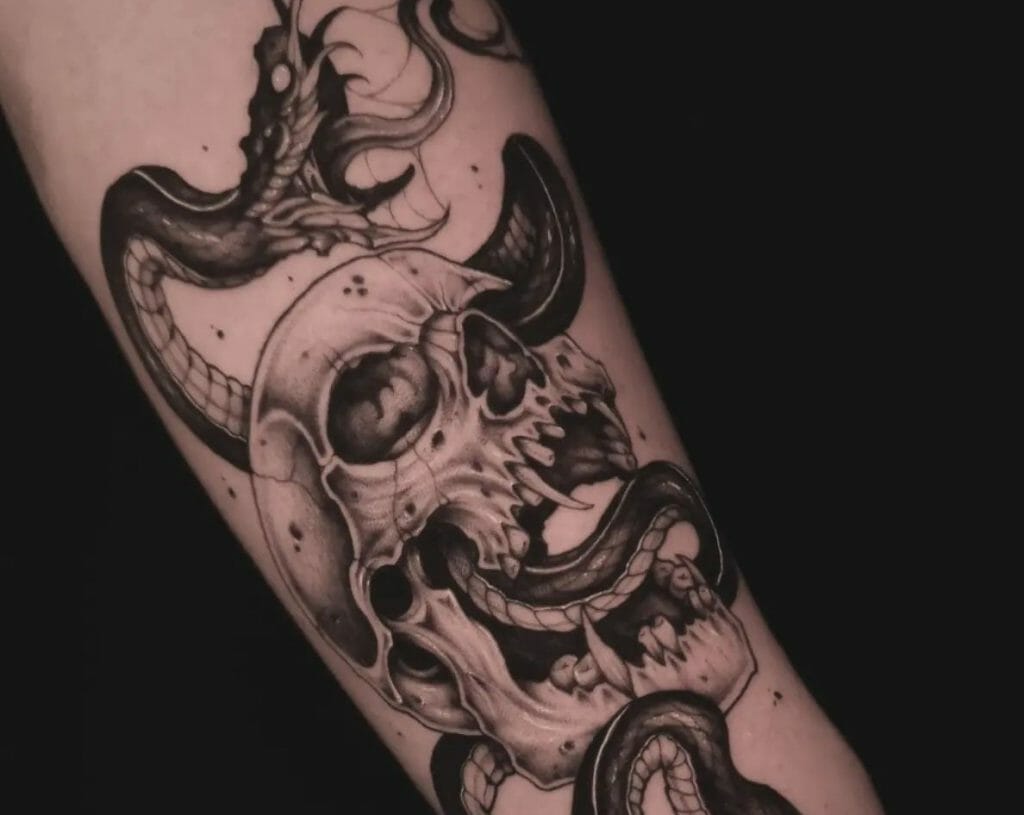 als skull forearm sleeve by Jon Sweet: TattooNOW